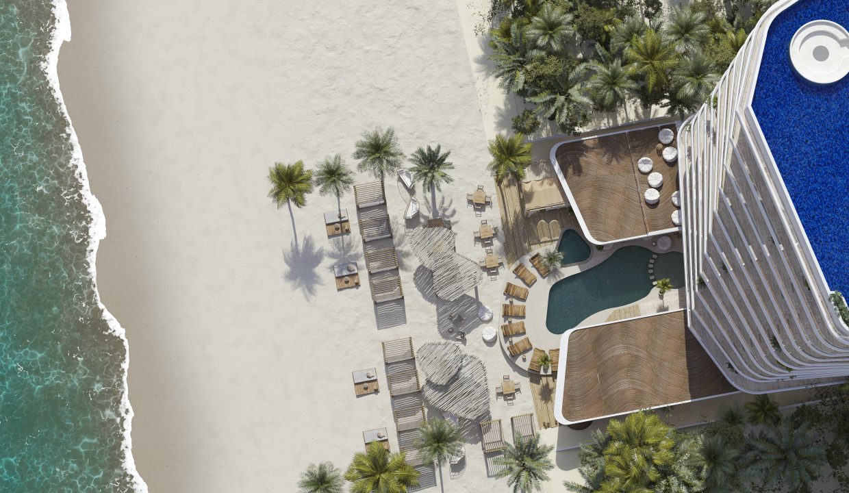 Crop aereo Beach club